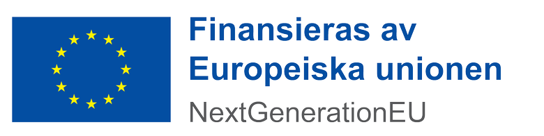 Logotyp EU-symbol med texten Finansieras av Europeiska unionen NextGenerationEU 